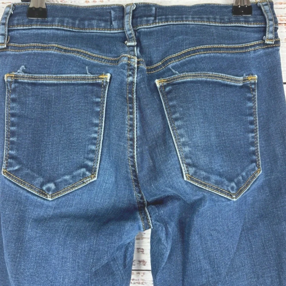 Gap 1969 True‎ Skinny Jeans Womens 26R Dark Wash Denim Slim Fit Classic Style